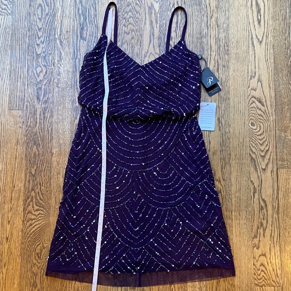 Adrianna Papell Sequin Blouson Dress NWT - Picture 6 of 8